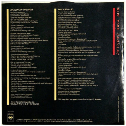 BRUCE SPRINGSTEEN - DANCING IN THE DARK | 7" SINGLE USADO
