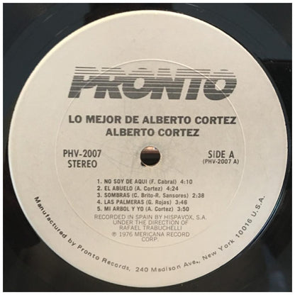 ALBERTO CORTEZ - LO MEJOR | VINILO USADO