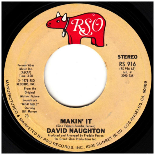 DAVID NAUGHTON - MAKIN' IT | 7" SINGLE USADO