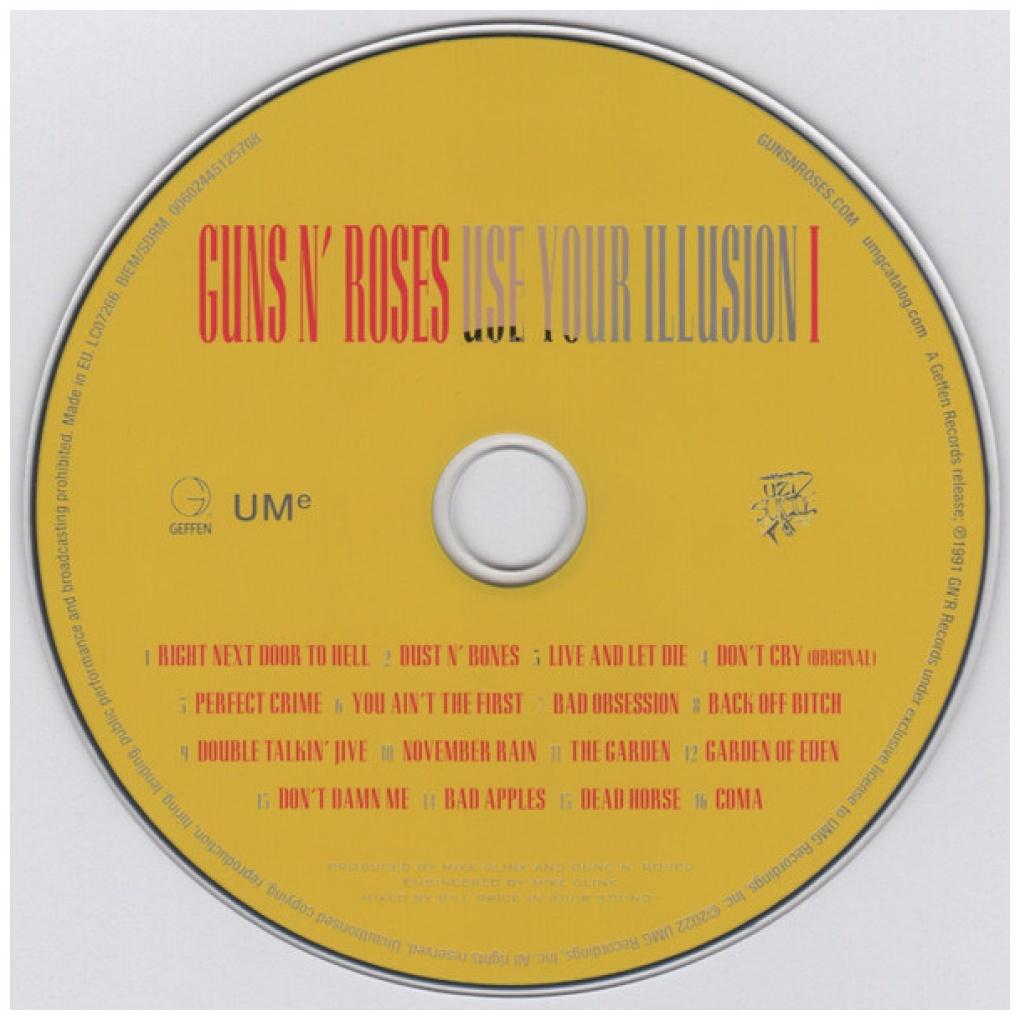 GUNS 'N ROSES - USE YOUR ILLUSION I | CD