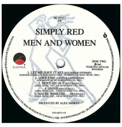 SIMPLY RED - MEN AND WOMEN | VINILO USADO