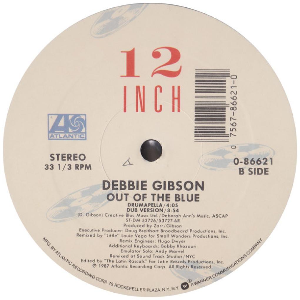 DEBBIE GIBSON - OUT OF THE BLUE | 12" MAXI SINGLE VINILO USADO