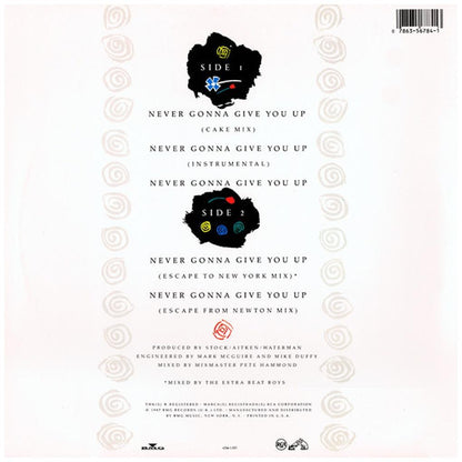 RICK ASTLEY - NEVER GONNA GIVE YOU UP NUEVO/SELLADO | 12'' MAXI SINGLE USADO