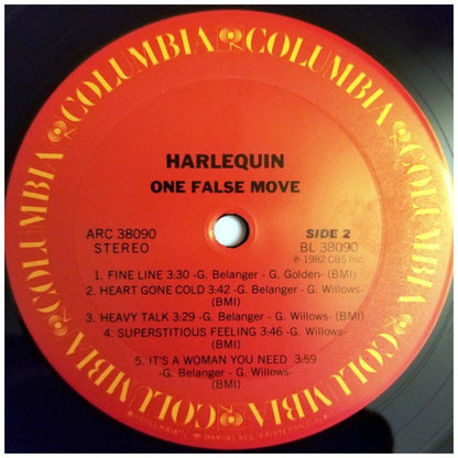 HARLEQUIN - ONE FALSE MOVE (PROMO COPY) | VINILO USADO