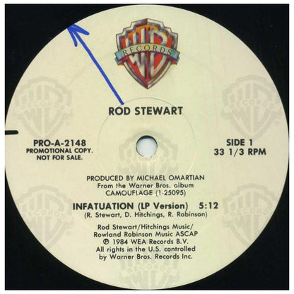 ROD STEWART - INFATUATION (PROMO) | 12" MAXI SINGLE USADO