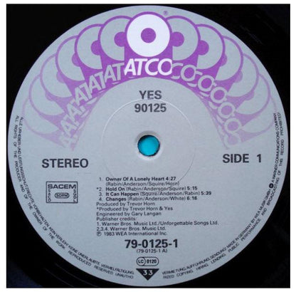 YES - 90125 | VINILO USADO