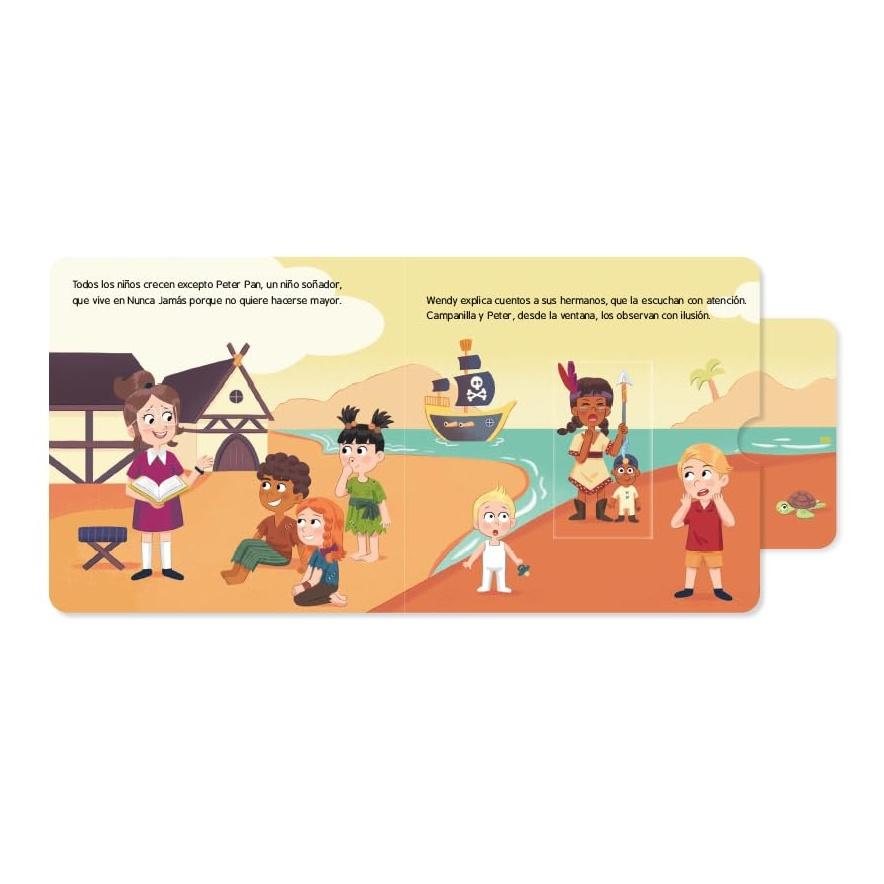 CUENTOS CON MECANISMO. PETER PAN. ILUSTRADO POR LAURA ESTRADA (CARTONÉ) - VARIOS AUTORES | LIBRO