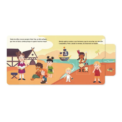 CUENTOS CON MECANISMO. PETER PAN. ILUSTRADO POR LAURA ESTRADA (CARTONÉ) - VARIOS AUTORES | LIBRO