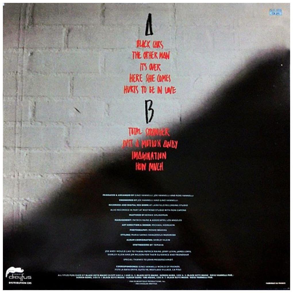 GINO VALELLI - BLACK CARS | VINILO USADO