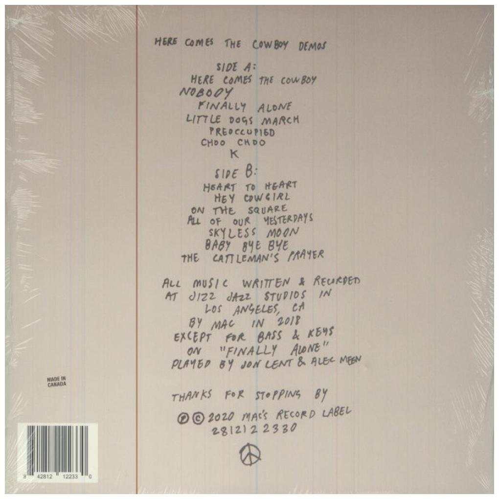 MAC DEMARCO - HERE COMES THE COWBOY | VINILO