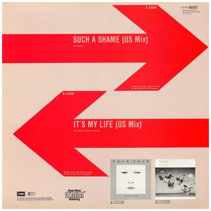 TALK TALK - SUCH A SHAME/IT'S MY LIFE | 12'' MAXI SINGLE USADO
