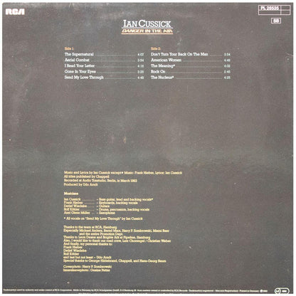 IAN CUSSICK - DANGER IN THE AIR | VINILO USADO