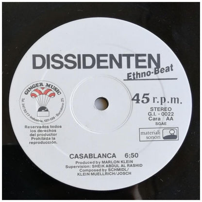 DISSIDENTEN - FATA MORGANA | 12'' MAXI SINGLE USADO