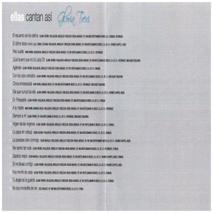 GLORIA TREVI - ELLAS CANTAN ASI: SUS EXITOS | CD