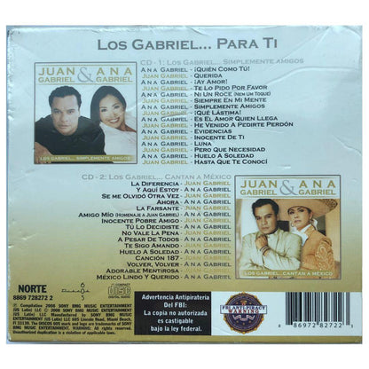 JUAN GABRIEL & ANA GABRIEL - LOS GABRIEL...PARA TI | CD