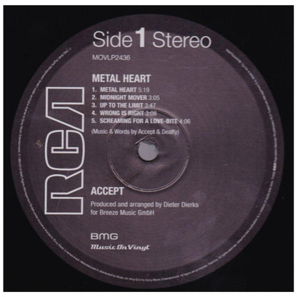 ACCEPT - METAL HEART  | VINILO