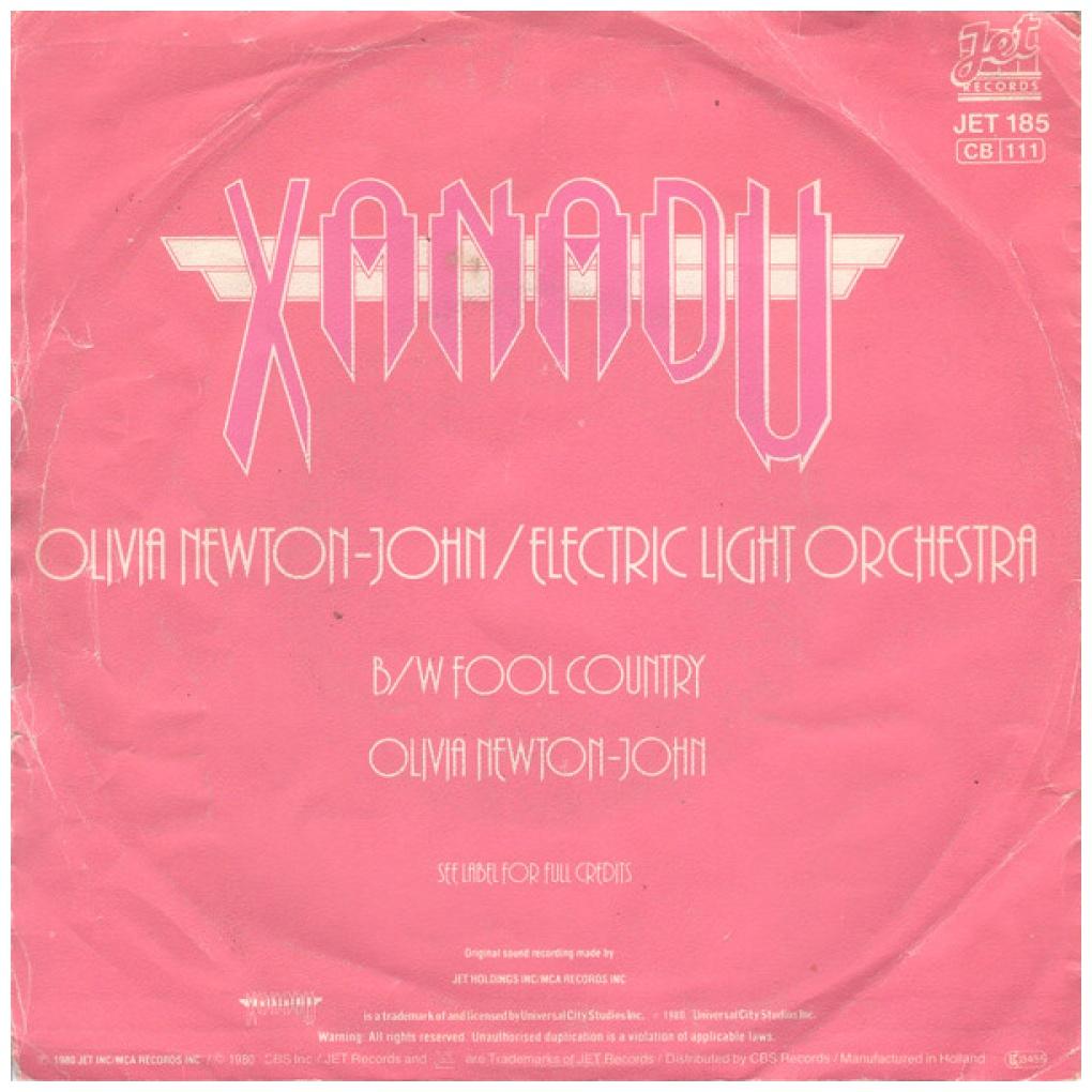 OLIVIA NEWTON JOHN  & ELECTRIC LIGHT ORCHESTRA - XANADU | 7" SINGLE USADO