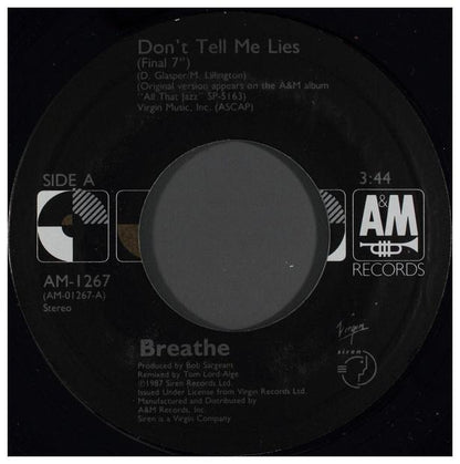 BREATHE - DON T TELL ME LIES | 7" SINGLE USADO