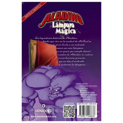 NOVELA GRÁFICA - ALADINO Y LA LÁMPARA MARAVILLOSA (TAPA BLANDA) - AUTOR ANÓNIMO | LIBRO