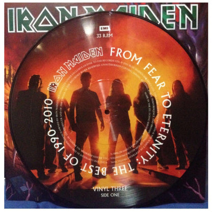 IRON MAIDEN - FROM FEAR TO ETERNITY BEST OF 1990-2010 (PICTURE DISC) (3LP) | VINILO