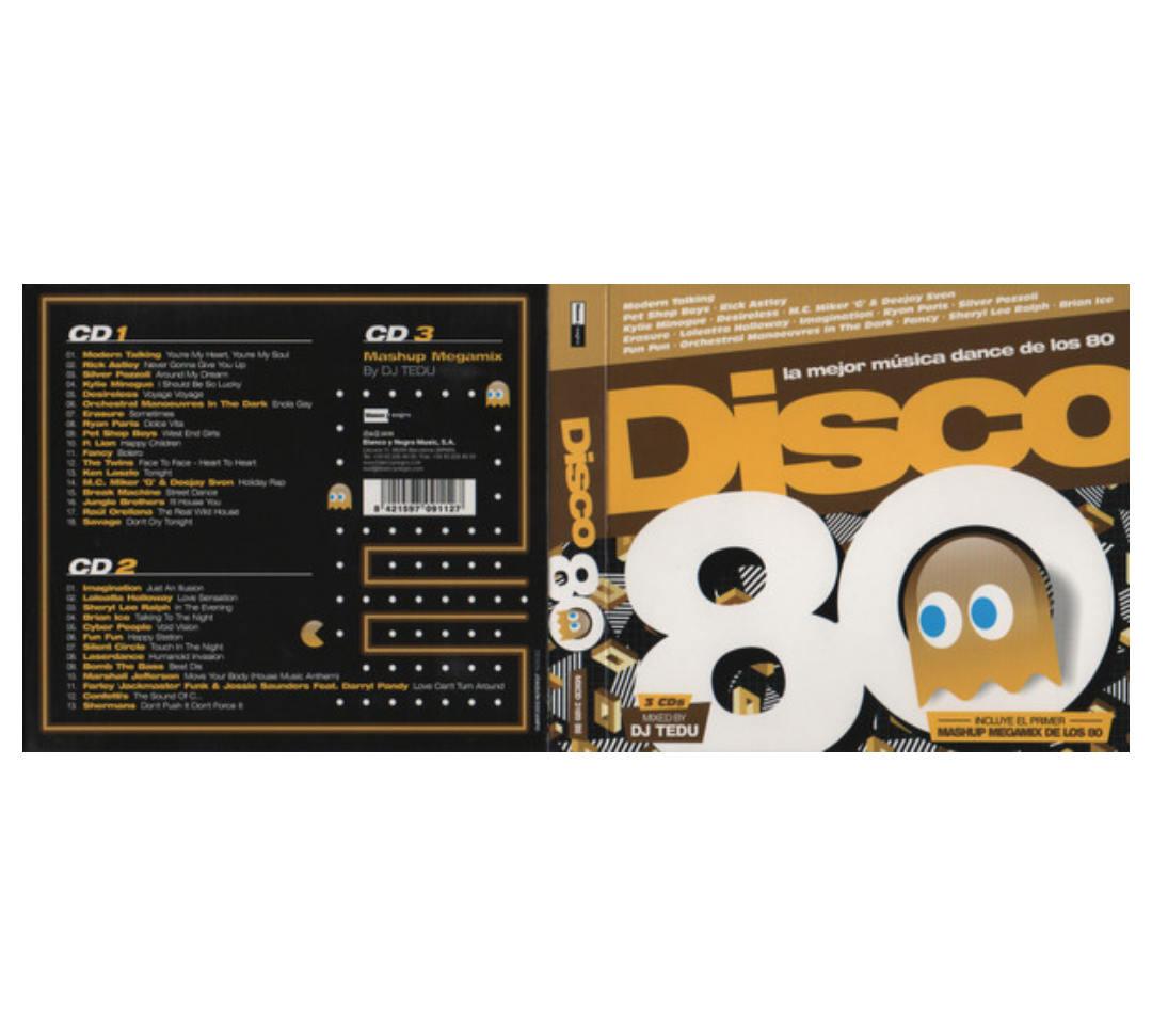 DISCO 80: LA MEJOR MUSICA DANCE DE LOS 80 - VARIOS (3CD) | CD