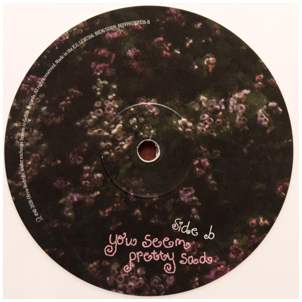 OLIVIA RODRIGO - YOU SEEM PRETTY SAD FOR A GIRL SO IN LOVE | VINILO