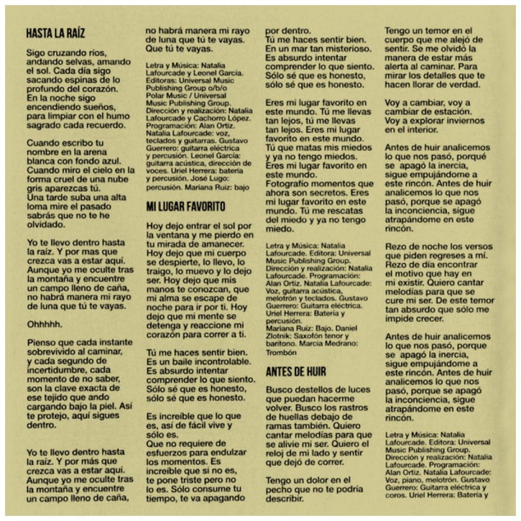 NATALIA LAFOURCADE - HASTA LA RAIZ (CD+DVD) | CD