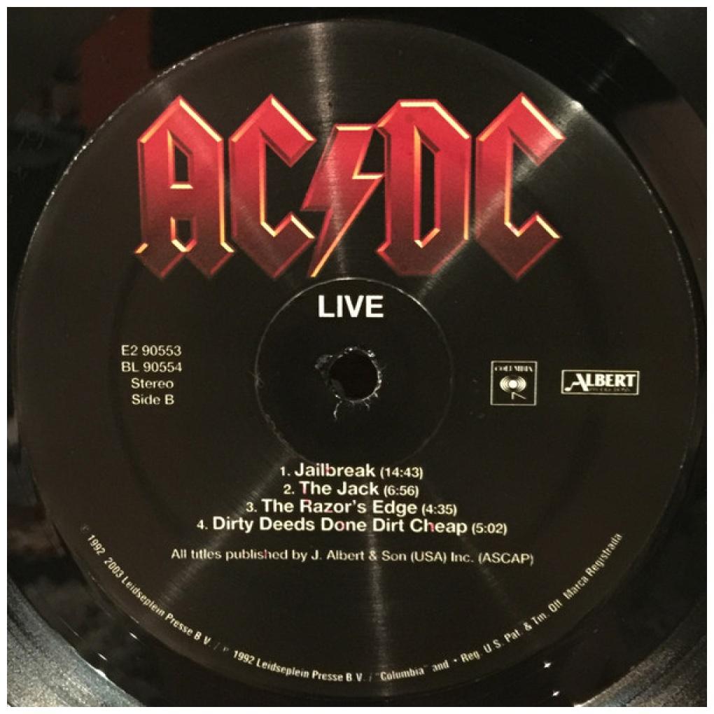 AC DC  - LIVE (2LP) | VINILO
