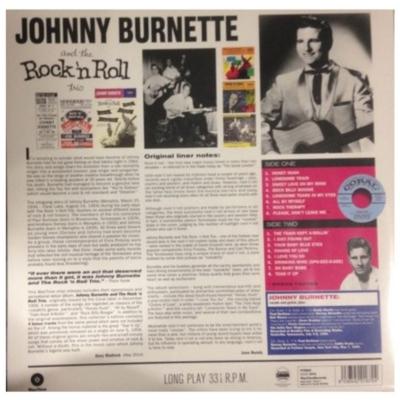 JOHNNY BURNETTE - ROCK N ROLL TRIO | VINILO