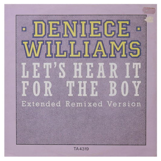 DENIECE WILLIAMS - LET S HEAR IT FOR THE BOYS | 12" MAXI SINGLE USADO