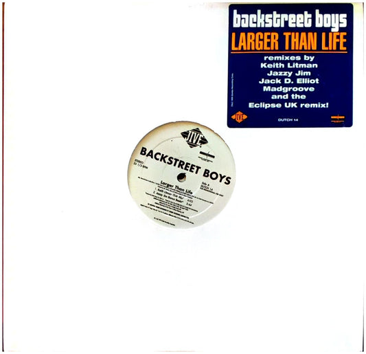 BACKSTREET BOYS - LARGER THAN LIFE (2LP) | 12 MAXI SINGLE USADO