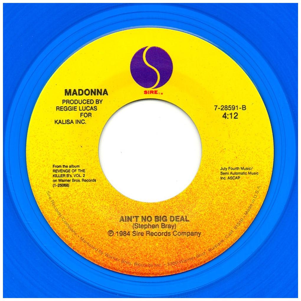 MADONNA - TRUE BLUE (BLUE VINYL) | 7" SINGLE USADO