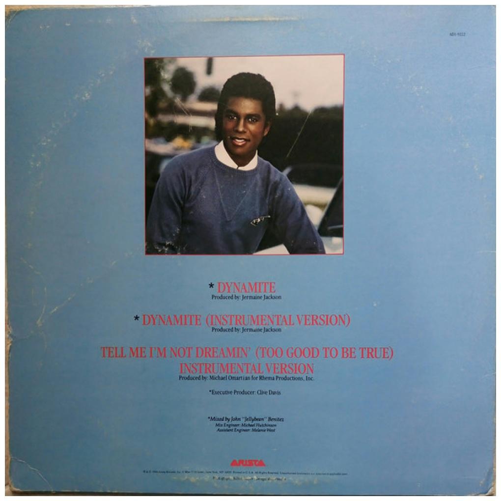 JERMAINE JACKSON - DYNAMITE | 12'' MAXI SINGLE USADO