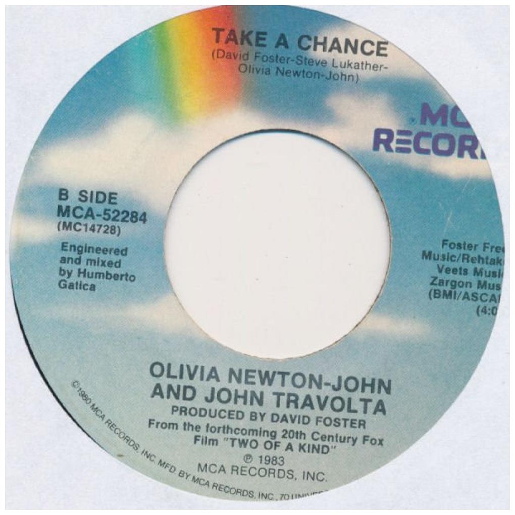 OLIVIA NEWTON JOHN - TWIST OF FATE/TAKE A CHANCE | 7" SINGLE USADO