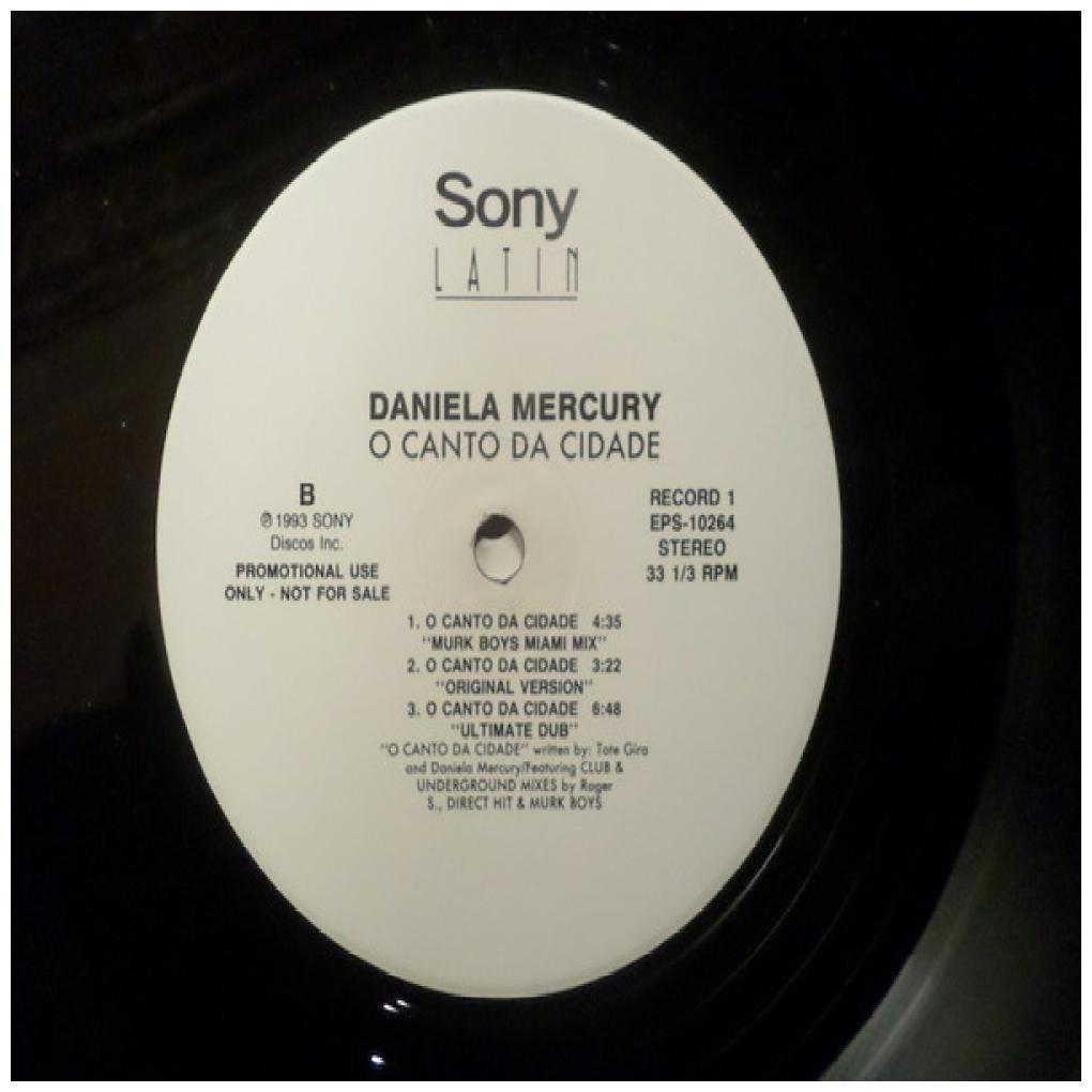 DANIELA MERCURY - O CANTO DA CIDADE (2LP) (VDE-NUEVO/SELLADO) (PROMO COPY) | 12'' MAXI SINGLE USADO