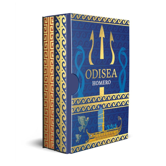 ESTUCHE ILÍADA ODISEA. EDICIÓN LIMITADA CON CANTOS DECORADOS (BOLSILLO) - HOMERO | LIBRO