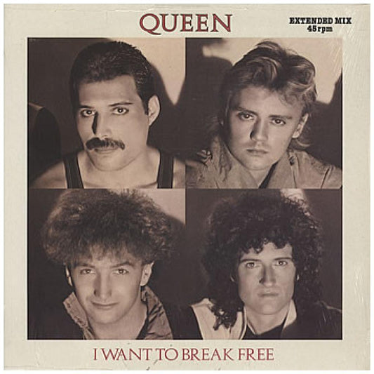 QUEEN - I WANT TO BREAK FREE (EXTENDED MIX) | 12" MAXI SINGLE VINILO USADO