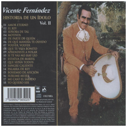VICENTE FERNANDEZ - HISTORIA DE UN IDOLO VOL. 2 | CD