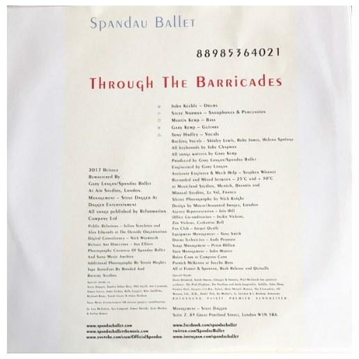 SPANDAU BALLET - THROUGH THE BARRICADES (POSTER) | VINILO