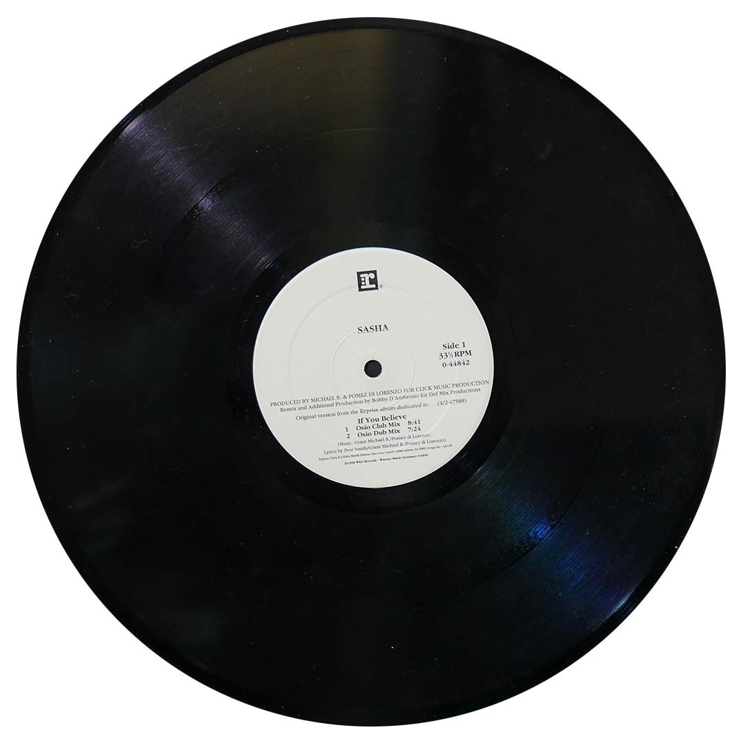 SASHA - IF YOU BELIEVE | 12" MAXI SINGLE USADO