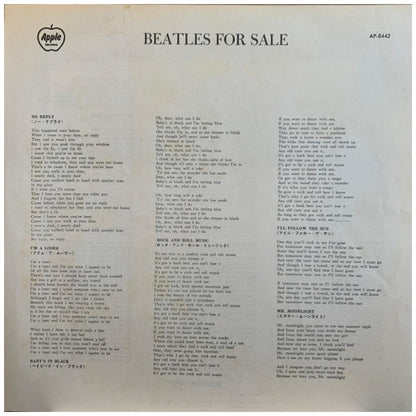 THE BEATLES - BEATLES FOR SALE (JAPAN EDITION) | VINILO USADO