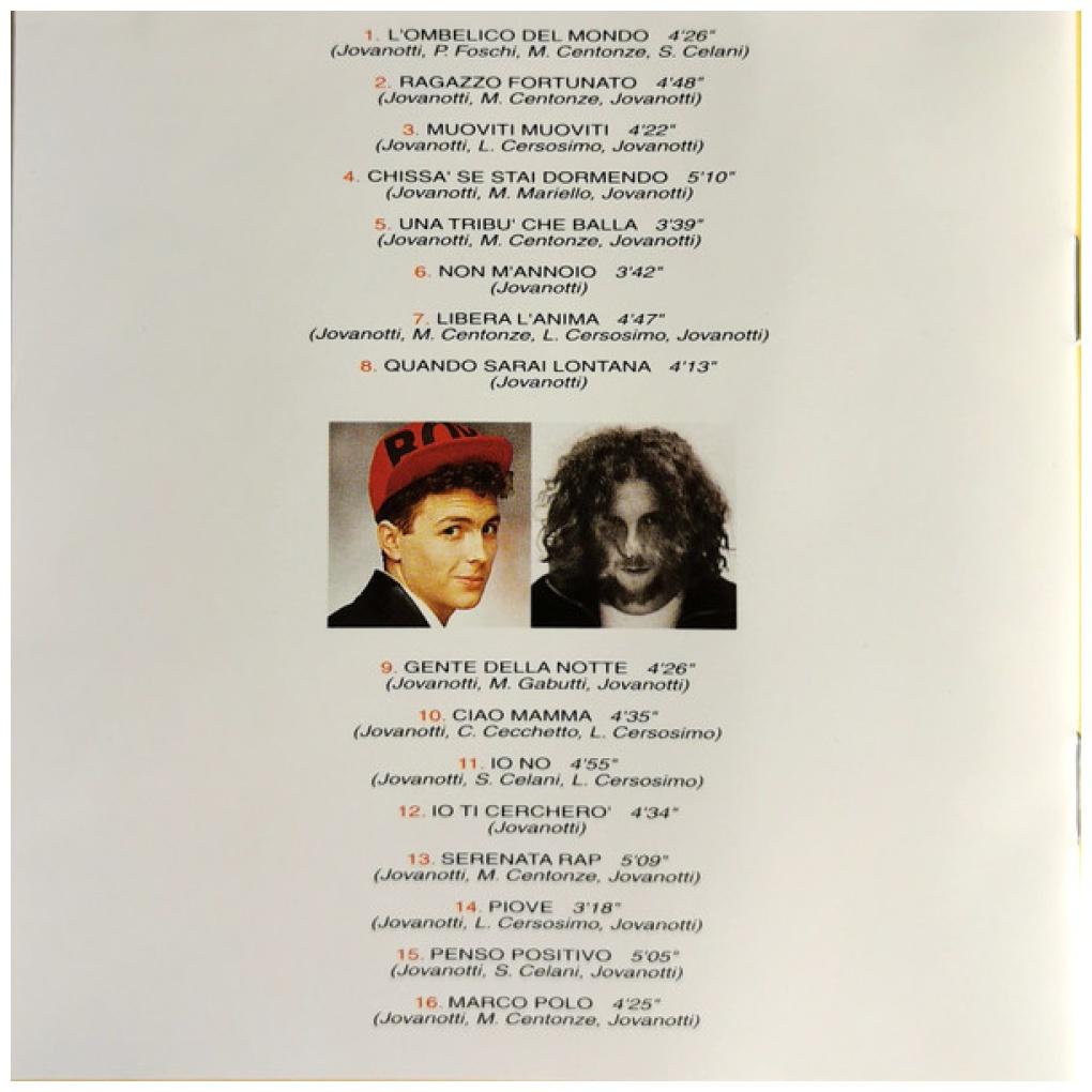 JOVANOTTI - LORENZO 1990 1995 | CD USADO