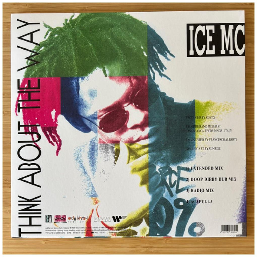 ICE MC - THINK ABOUT THE WAY (LTD EDITION) (GREEN VINYL) | 12'' MAXI SINGLE