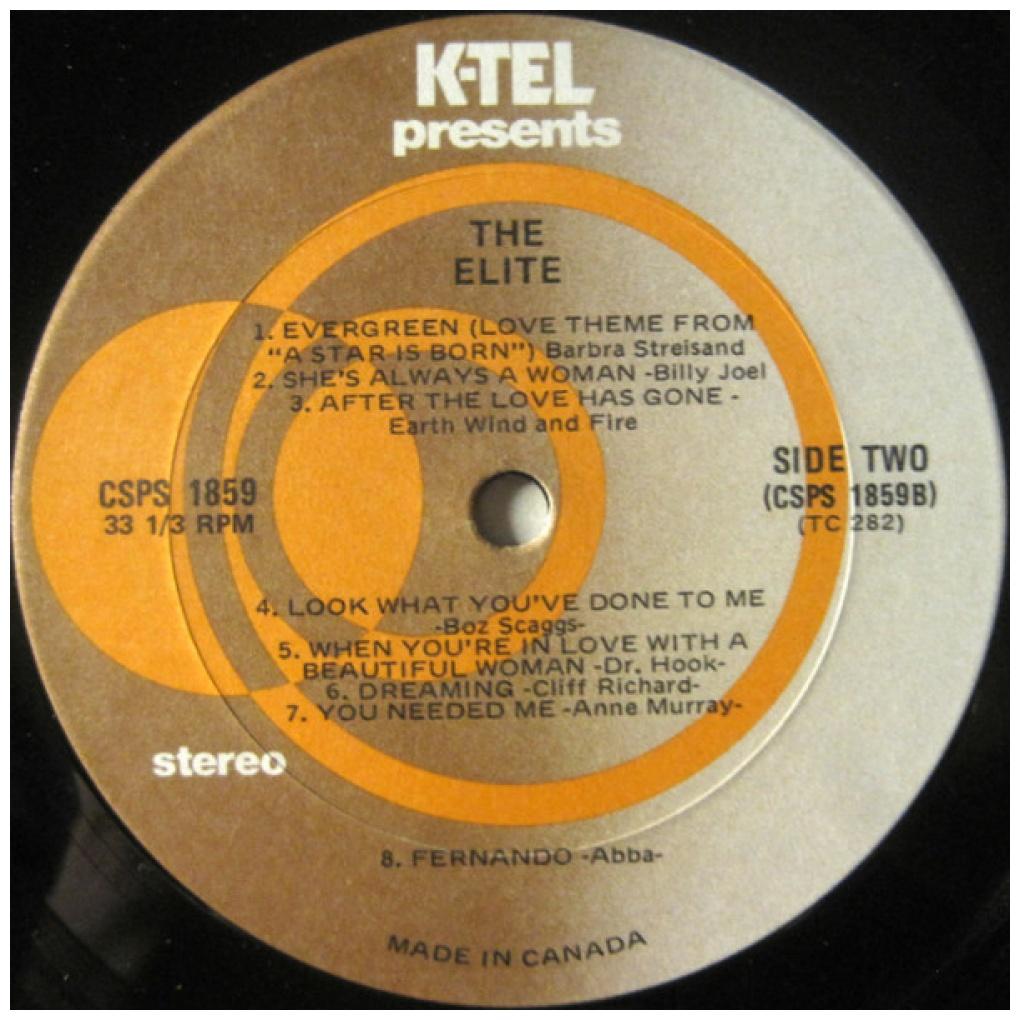 THE ELITE - 15 GREAT HITS | VINILO USADO