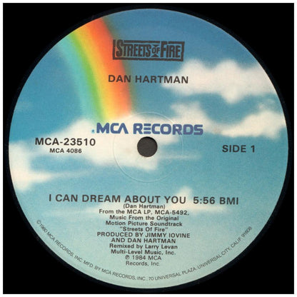 DAN HARTMAN - I CAN DREAM ABOUT YOU (PROMO COPY) | 12'' MAXI SINGLE USADO
