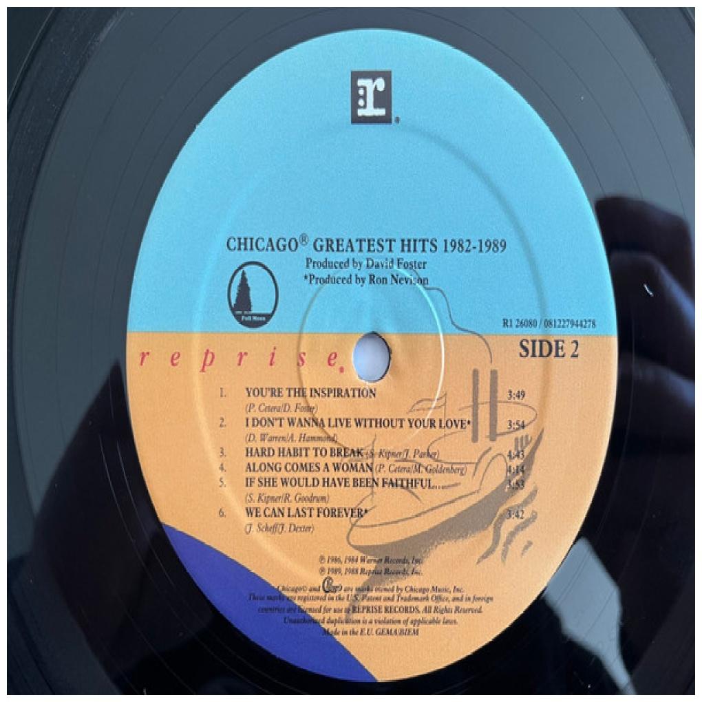 CHICAGO - GREATEST HITS 1982-1989 | VINILO