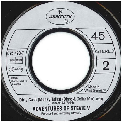 STEVIE V - DIRTY CASH | 7" SINGLE USADO