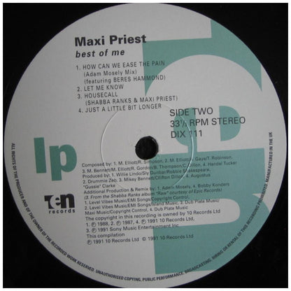 MAXI PRIEST - BEST OF ME (2LP) | VINILO USADO