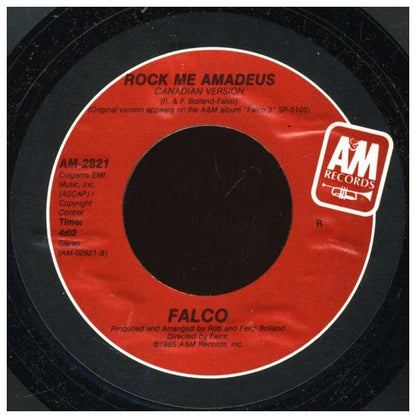 FALCO - ROCK ME AMADEUS | 7" SINGLE USADO