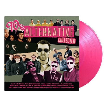 90 S ALTERNATIVE - COLLECTED (2LP)(MAGENTA VINYL) | VINILO
